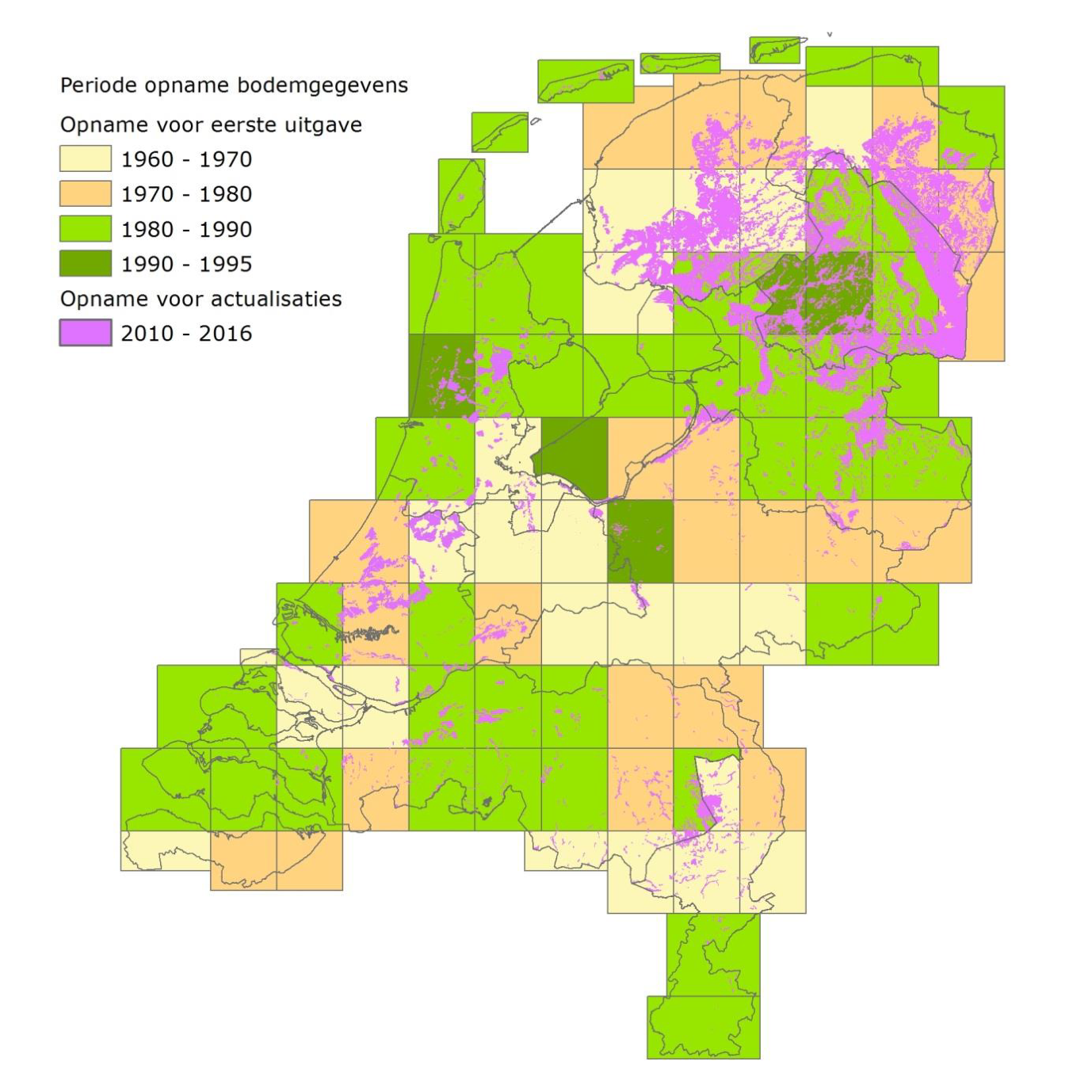 Bodemkaart en actualisaties